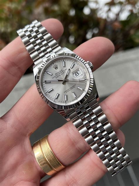 Rolex Datejust 36 36mm Silver Dial 2021 